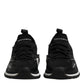 Black SORRENTO Lace Up Men Sneakers Shoes