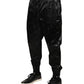 Black Logo DG Print Men Jogger Sweatpants Pants