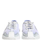 Purple White NS1 Lace Up Low Top Sneakers Shoes
