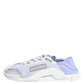 Purple White NS1 Lace Up Low Top Sneakers Shoes