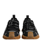 Black Logo Lace Up Low Top NS1 Sneakers Shoes