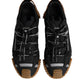 Black Logo Lace Up Low Top NS1 Sneakers Shoes