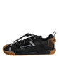 Black Logo Lace Up Low Top NS1 Sneakers Shoes