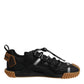 Black Logo Lace Up Low Top NS1 Sneakers Shoes