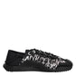 Black White NS1 Lace Up Low Top Sneakers Shoes