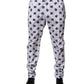 White Logo Cotton Skinny Denim Trouser Pants