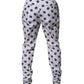 White Logo Cotton Skinny Denim Trouser Pants