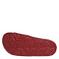 Red Devotion Matelassé Leather Slides Shoes