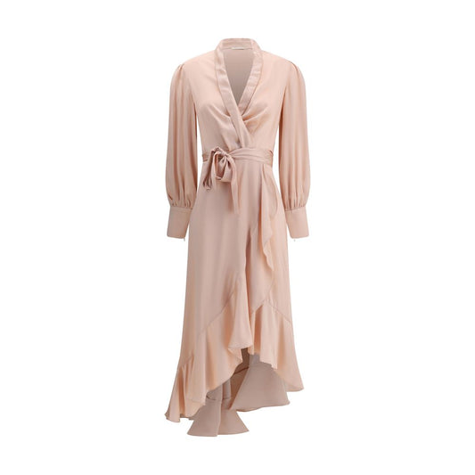 Silk charmeuse wrap Dress