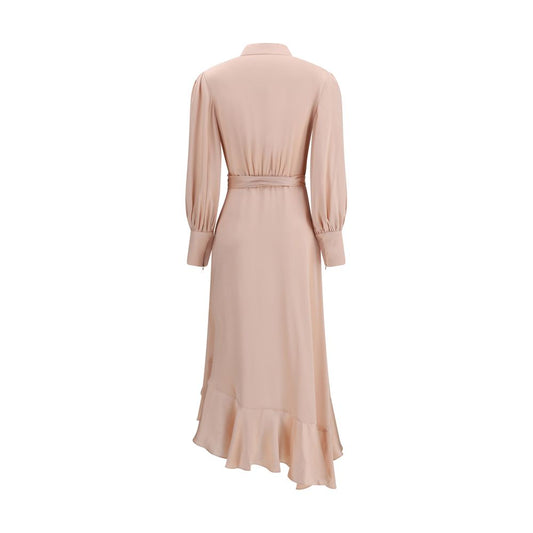 Silk charmeuse wrap Dress