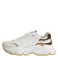 White Gold Daymaster Low Top Sneakers Shoes