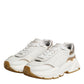 White Gold Daymaster Low Top Sneakers Shoes