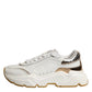 White Gold Daymaster Low Top Sneakers Shoes