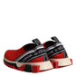 Red Sorrento Slip On Low Top Sneakers Shoes
