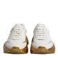 White Gold Daymaster Low Top Sneakers Shoes