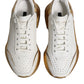 White Gold Daymaster Low Top Sneakers Shoes