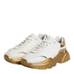 White Gold Daymaster Low Top Sneakers Shoes