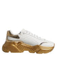 White Gold Daymaster Low Top Sneakers Shoes