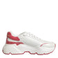 White Pink Daymaster Low Top Sneakers Shoes