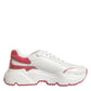 White Pink Daymaster Low Top Sneakers Shoes