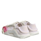 White NS1 Lace Up Low Top Sneakers Shoes