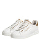White Leather Low Top Women Sneakers Shoes