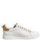 White Leather Low Top Women Sneakers Shoes
