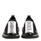 Black Sorrento Slip On Low Top Sneakers Shoes