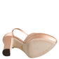 Pink Block Heels Ankle Strap Sandals Shoes