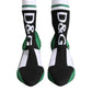 Green Stretch Sock Style Ankle Boots Shoes