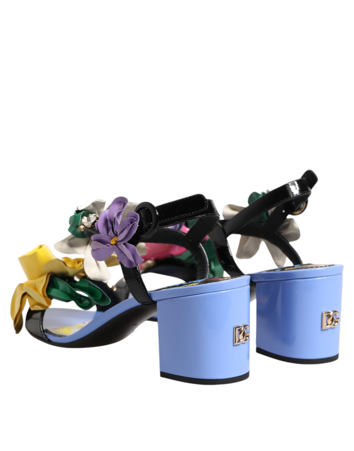 Multicolor Floral Crystal KEIRA Sandals Shoes