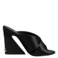 Black Keira Baroque High Heel Sandals Shoes