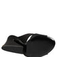 Black Keira Baroque High Heel Sandals Shoes