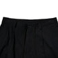 Black Stripes Viscose Skinny Dress Men Pants