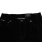 Black Cotton Men Dress Formal Trouser Pants