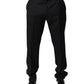 Black Wool Men Formal Dress Trouser Pants