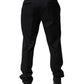 Black Wool Men Formal Dress Trouser Pants