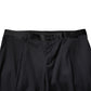 Black Wool Men Formal Dress Trouser Pants