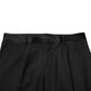 Black Wool Tapered Formal Men Dress Pants