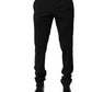 Black Wool Tapered Formal Men Dress Pants