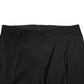 Black Wool Tapered Formal Men Dress Pants