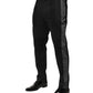 Black Gray Cotton Dress Formal Trouser Pants