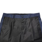 Gray Blue Cotton 3/4 Chinos Crop Trouser Pants