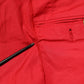 Red Cotton Pleated Men Formal Trouser Pants