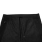 Marl Black Wool Blend Jogger Sweatpants Pants