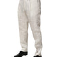 Cream Linen Dress Slim Formal Trouser Pants