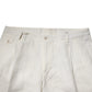 Cream Linen Dress Slim Formal Trouser Pants