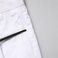 White Cotton Dress Slim Formal Trouser Pants
