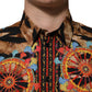 GOLD Cotton Tiger Carretto Long Sleeve Shirt