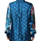 Multicolor Silk DG Long Sleeves Formal Shirt